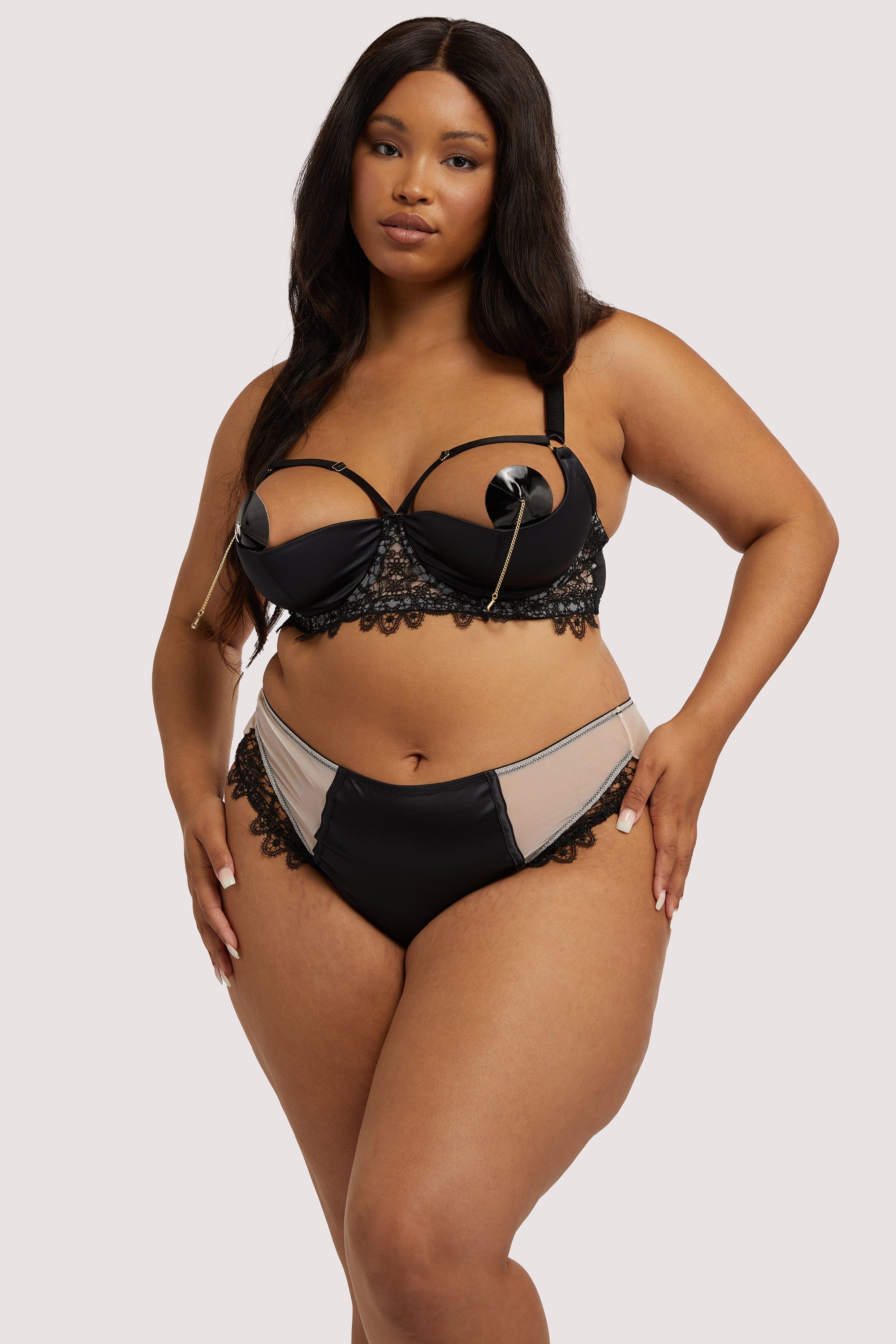Anaise Black Quarter Cup Bra - Image 7