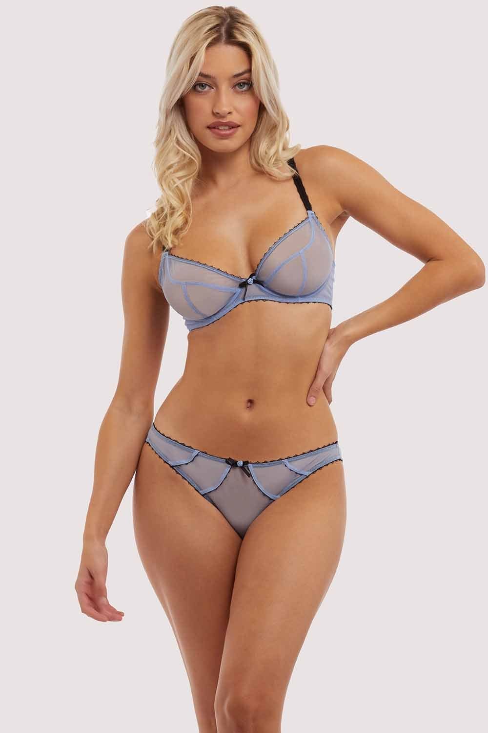 Grace Lavender Mesh Brief - Image 3